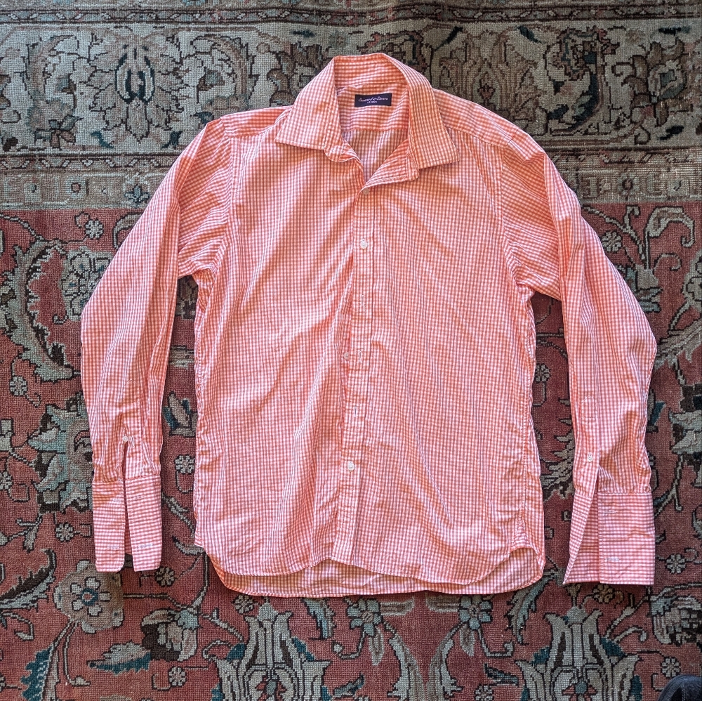 Seaward & Stern Dress Shirt 17/43 Made In England - MSRP $299